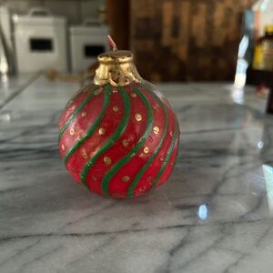 VINTAGE CANDLE ABOUT 3" TALL